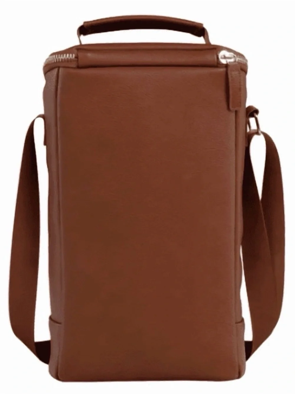 Igloo Insulated Faux Leather Beverage Tote Cooler Bag Cognac NWT